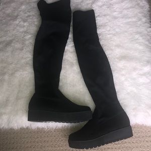 Black Over the Knee Boots